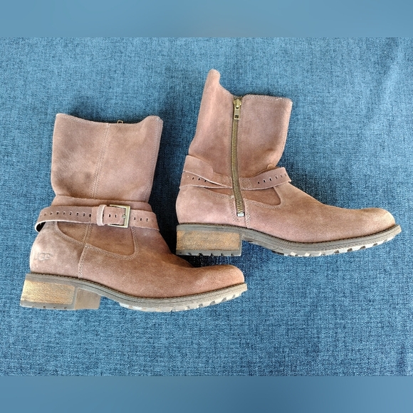 NWOB UGG Women's Kiings Suede Water Resistant Boots 1007742 Size 8 - Picture 1 of 7